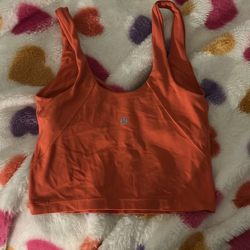 Lululemon Orange Sports Bra